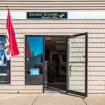 Golden Scissors - Front of the shop. - Hair Salons Near Me - Winooski, Vermont Golden Scissors - Front of the shop. - Hair Salons Near Me - Winooski, Vermont