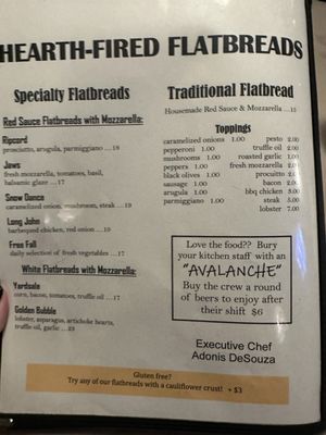 Menu photo 7 TC's Restaurant West Dover, VT Menu photo 7 TC's Restaurant West Dover, VT