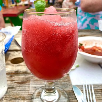 Cantina Captiva - Frozen strawberry margarita - Mexican Near Me - Captiva, Florida