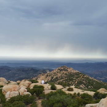El Cajon Mountain Hiking Trail - The top, even some rain on a June weekend. - Hiking Near Me - El Cajon, California El Cajon Mountain Hiking Trail - The top, even some rain on a June weekend. - Hiking Near Me - El Cajon, California