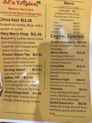 Menu photo 2 JJ’s Tropical Memphis, TN