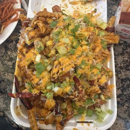 Spicy orange chicken fries Spicy orange chicken fries