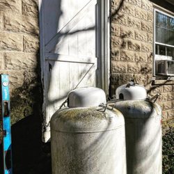 Bottini Fuel - Tanks blocked access to work.