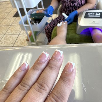 Spa Day - French powdered Layover - Hair Salons Near Me - San Bruno, California Spa Day - French powdered Layover - Hair Salons Near Me - San Bruno, California