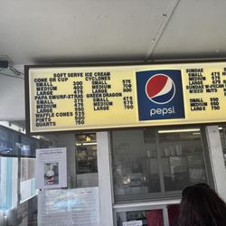 We have only gotten the soft serve but they have a menu of other items to eat