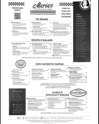 Menu photo 7 Maria's Italian Kitchen - Pasadena Pasadena, CA