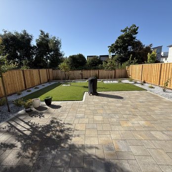 New Moon Landscape  - Replaced the mulch with rock - Landscaping Near Me