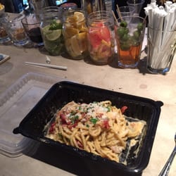 Fortina - Stamford - Breakfast pasta. Bar tenders convinced us to try. It is good.