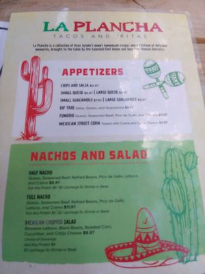 Menu photo 4 La Plancha St Simons Island, GA