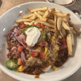 Ted's Montana Grill - Fork and knife chili burger - American Near Me - Estero, Florida Ted's Montana Grill - Fork and knife chili burger - American Near Me - Estero, Florida