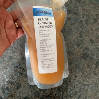 The Sea Moss Boss - Peach Cobbler Sea Moss - Specialty Food Near Me - Indianapolis, Indiana The Sea Moss Boss - Peach Cobbler Sea Moss - Specialty Food Near Me - Indianapolis, Indiana