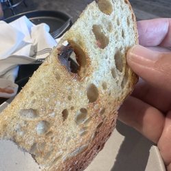 Common Good Cafe & Social House - Unsalted barely buttered toast!  One slice comes with the breakfast