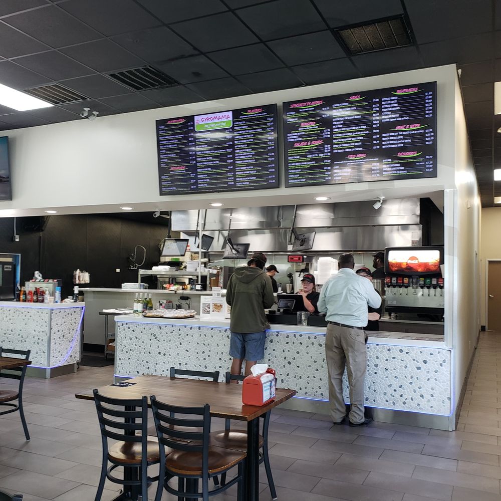 Gyromania Grill - Front Counter of Gyromania - Salad Near Me - Elgin, South Carolina