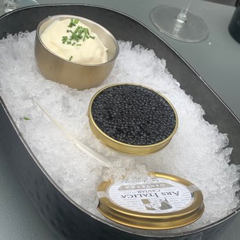 CHICA - Caviar with crème fraiche, light and delicious as expected - Latin American Near Me - Aspen, Colorado