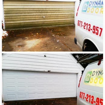 Dynamic Doors - Garage door replacement before and after and after - Garage Door Services Near Me