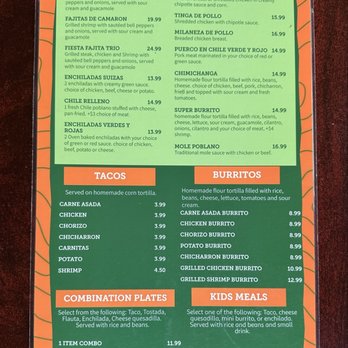 El Pitayo - Menu - Mexican Near Me - Fairfield, California