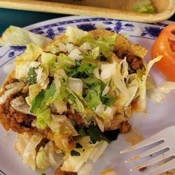 El Taquito Taco Shop - Vegan chorizo taco. I almost didnt get a pic, it was soo good.