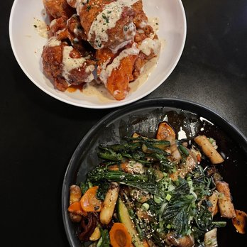 ANJU - chikin (top), palace ddukbokgi (bottom) - Korean Near Me - Washington, DC, District of Columbia