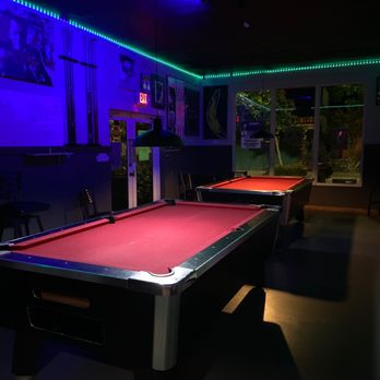 Hideout Kava Bar - a pool table in a dimly lit room - Coffee & Tea Near Me - West Palm Beach, Florida Hideout Kava Bar - a pool table in a dimly lit room - Coffee & Tea Near Me - West Palm Beach, Florida