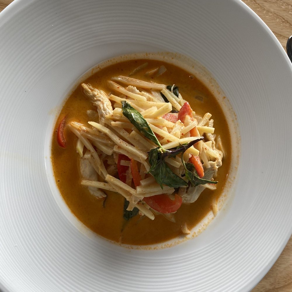 Modern Thai - Red Curry chicken - Thai Near Me - Tyrone, Georgia