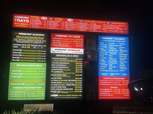 Menu photo 2 Cook Out Huntersville, NC Menu photo 2 Cook Out Huntersville, NC