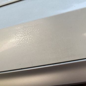 Morrison Corp - Mobile Body & Paint - Back bumper which was supposed to be buffed to "look new again" still looks like this - Mobile Dent Repair Near Me Morrison Corp - Mobile Body & Paint - Back bumper which was supposed to be buffed to "look new again" still looks like this - Mobile Dent Repair Near Me