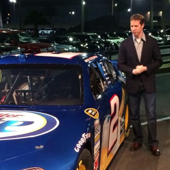 Penske Racing Museum - Brad Keselowski and his 2012 Sprint Cup winning car as it was put into the Penske Racing Museum. - Museums Near Me - Phoenix, Arizona