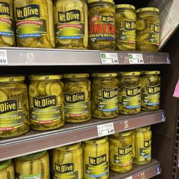 pickles on a shelf pickles on a shelf