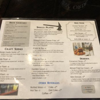 Black Fleet Brewing Taproom & Kitchen - Back of menu - Brewpubs Near Me - Tacoma, Washington