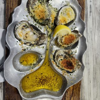 Captain Al's Steak and Seafood - Parmesan garlic oysters - Seafood Near Me - Gulfport, Mississippi Captain Al's Steak and Seafood - Parmesan garlic oysters - Seafood Near Me - Gulfport, Mississippi