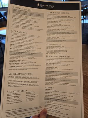 Menu photo 3 Cooper’s Hawk Winery & Restaurant Kildeer, IL Menu photo 3 Cooper’s Hawk Winery & Restaurant Kildeer, IL