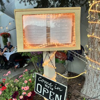 Rominna's - a sign for open - Italian Near Me - Ketchum, Idaho
