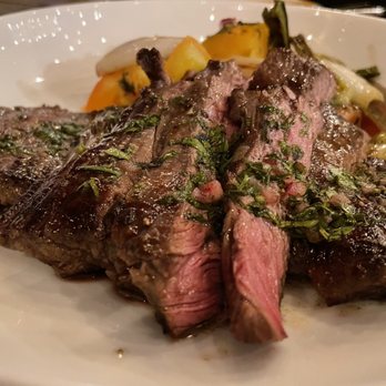 Tia Pol - Strip steak with chimichurri and heirloom tomatoes (special) - Tapas Bars Near Me - New York, New York Tia Pol - Strip steak with chimichurri and heirloom tomatoes (special) - Tapas Bars Near Me - New York, New York