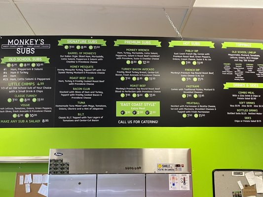 Menu photo 2 Monkey's Subs Portland, OR Menu photo 2 Monkey's Subs Portland, OR