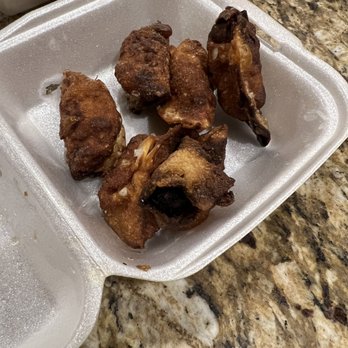 J's Asian Flaming Grill - Burned gyoza, the blackest spot is the INSIDE of one. - Asian Fusion Near Me - Richland, Washington