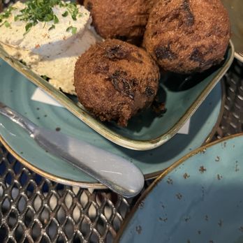 St. Roch Fine Oysters + Bar - Hushpuppies - New American Near Me - Raleigh, North Carolina St. Roch Fine Oysters + Bar - Hushpuppies - New American Near Me - Raleigh, North Carolina