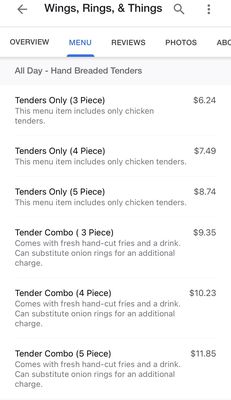 Menu photo 2 Wings, Rings and Things Milledgeville, GA Menu photo 2 Wings, Rings and Things Milledgeville, GA