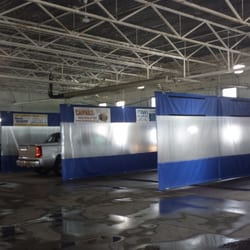 Jet Wash Auto Spa - Our new car wash curtains in our facility