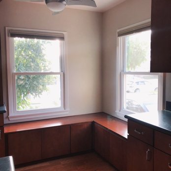 Save The Day Restoration - BEFORE: Smaller kitchen windows, older flooring - Damage Restoration Near Me - Signal Hill, California Save The Day Restoration - BEFORE: Smaller kitchen windows, older flooring - Damage Restoration Near Me - Signal Hill, California