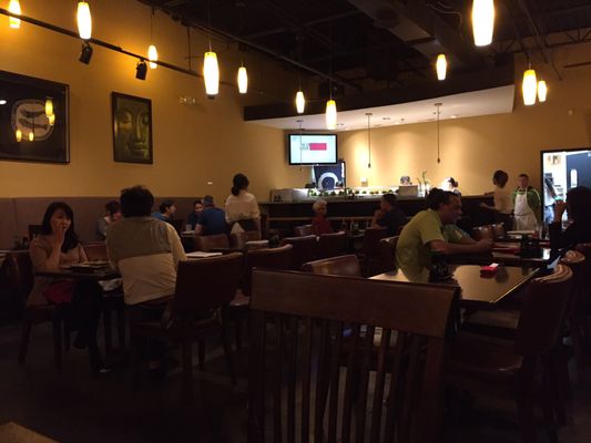 Photo of Circle Sushi - Atlanta, GA, United States. Cute place, lit for a good date night