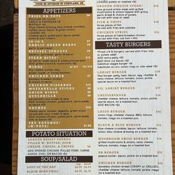 Lariat Lounge - Menu