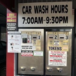 Token machine by the corner