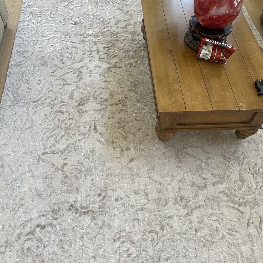 After - The shadow in the middle is from the table, not a stain. After - The shadow in the middle is from the table, not a stain.