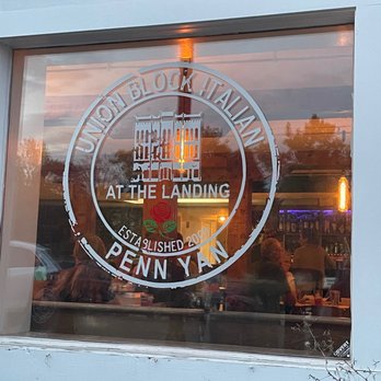 Union Block Italian - reflection in window - Italian Near Me - Penn Yan, New York Union Block Italian - reflection in window - Italian Near Me - Penn Yan, New York