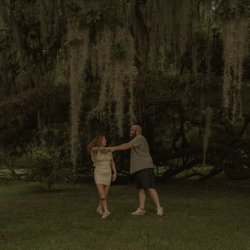 Savannah Ballroom Dance Studio - Some of our dance lesson spinning getting shown off during our engagement shoot