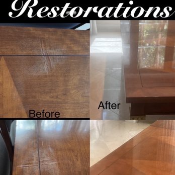 Fallani's Restorations - Damaged Old Finish Restoration before and after - Antiques Near Me - Costa Mesa, California Fallani's Restorations - Damaged Old Finish Restoration before and after - Antiques Near Me - Costa Mesa, California