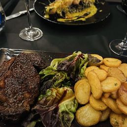 Scallops and ribeye!!