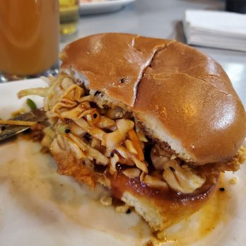 Wings and Rings - Korean Chicken sandwich. - Chicken Wings Near Me - Greendale, Indiana
