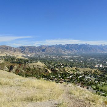 Ensign Peak Park - Looking east from the top at the Wasatch Mountains and the University of Utah campus. Can you see the football stadium? - Parks Near Me - Salt Lake City, Utah Ensign Peak Park - Looking east from the top at the Wasatch Mountains and the University of Utah campus. Can you see the football stadium? - Parks Near Me - Salt Lake City, Utah