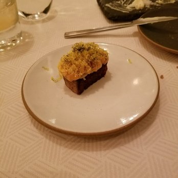 Aquavit - Great quality sea urchins on a toast. - Scandinavian Near Me - New York, New York